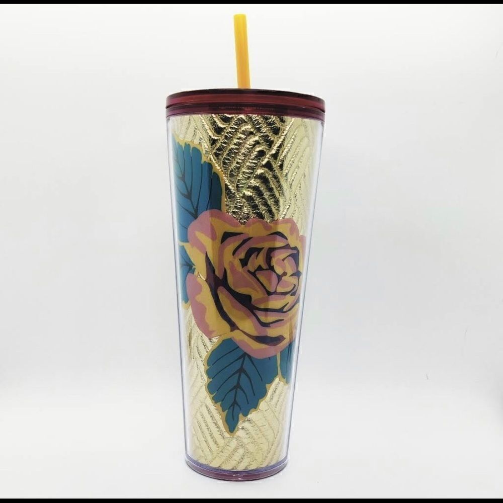 Starbucks Fall 2020 Rose 🌹 Quilted Tumbler - Picture 2 of 2